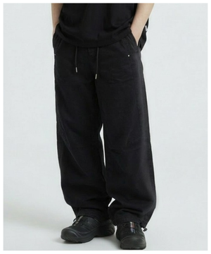 코튼 라인 워싱 팬츠