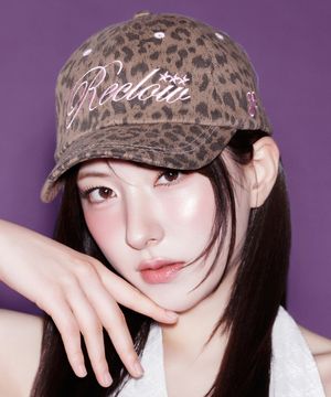 RC RWL 레오파드 볼캡 BROWN