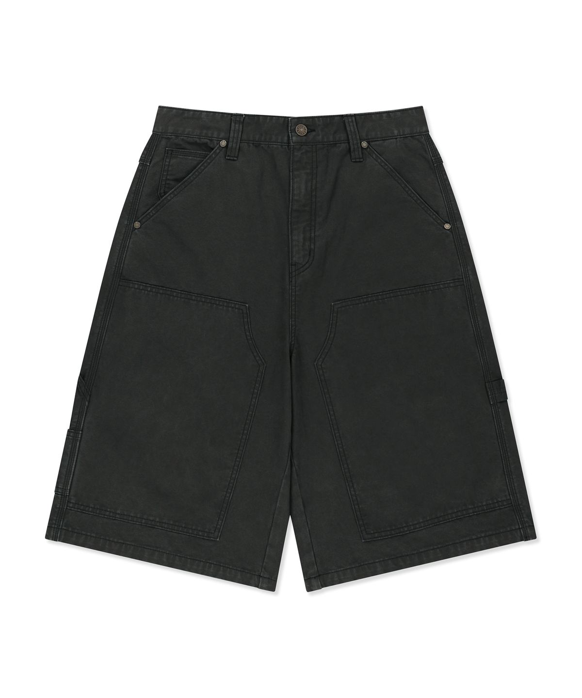 브라운브레스(BROWNBREATH) CARPENTER PIGMENT SHORTS - CHARCOAL