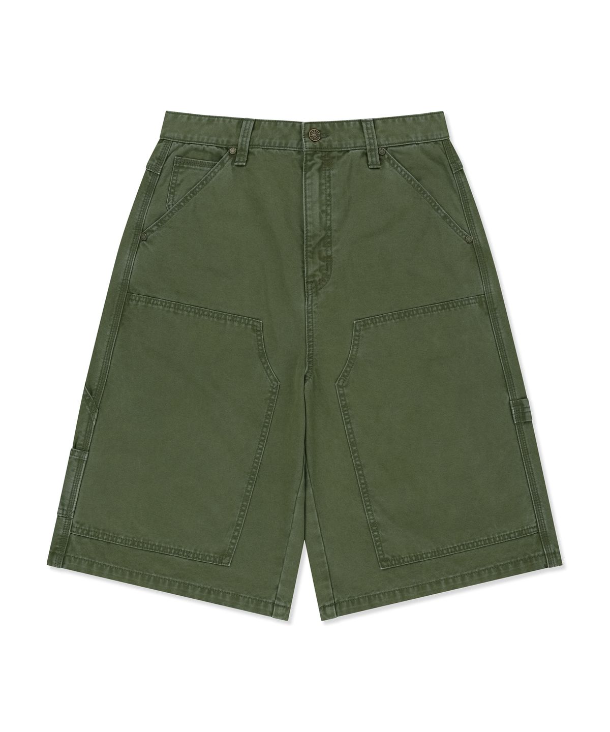 브라운브레스(BROWNBREATH) CARPENTER PIGMENT SHORTS - KHAKI