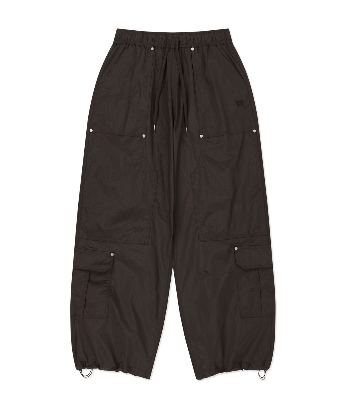 브라운브레스(BROWNBREATH) TAG DOUBLE KNEE NYLON PANTS - BROWN