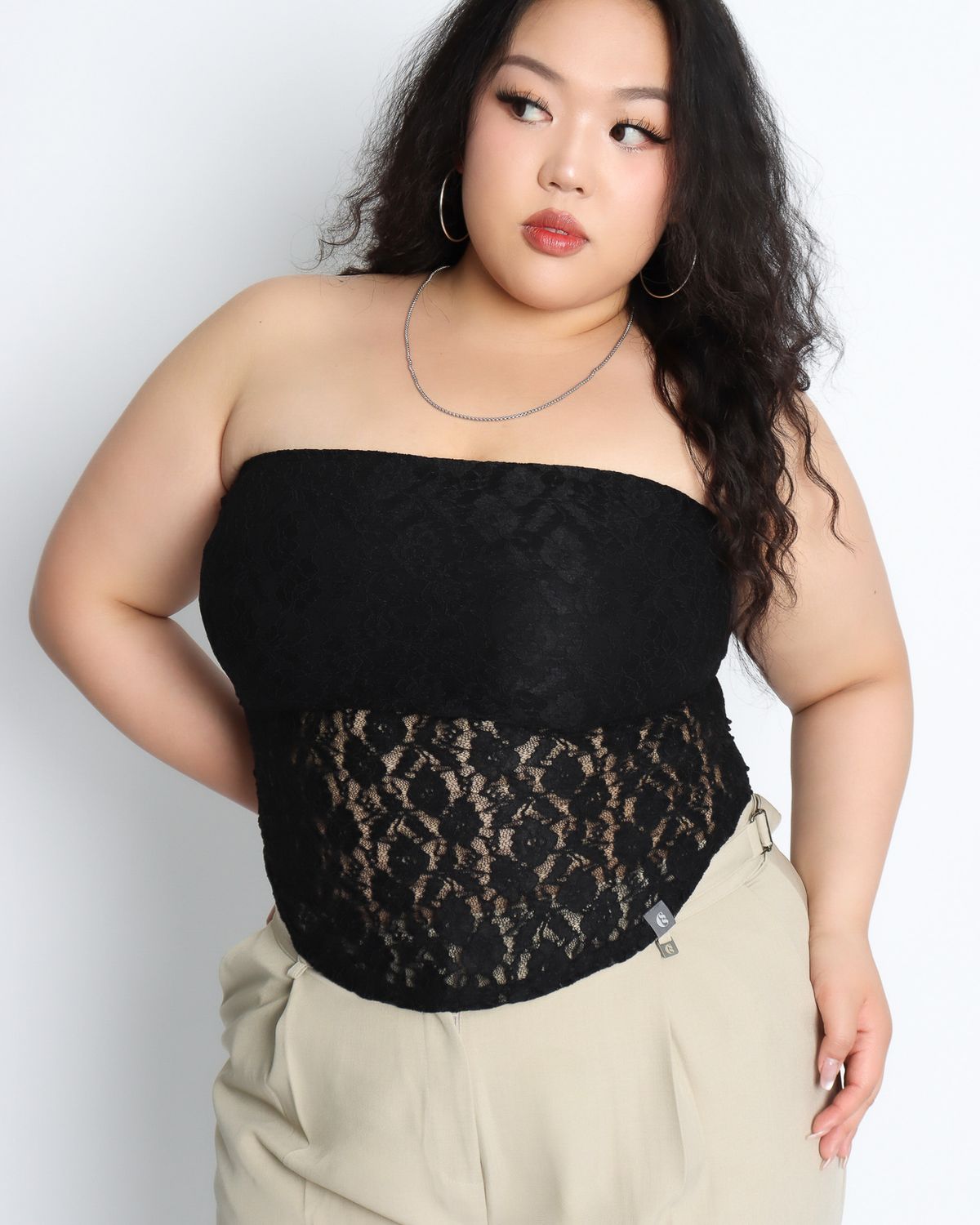 쿨시스(COOLSIS) CS LACE TANK TOP-048 (BLACK)