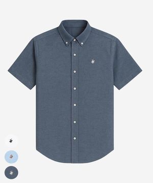 남성 옥스포드 반팔 셔츠 3Color SH101