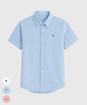 여성 옥스포드 반팔 셔츠 3Color SH102