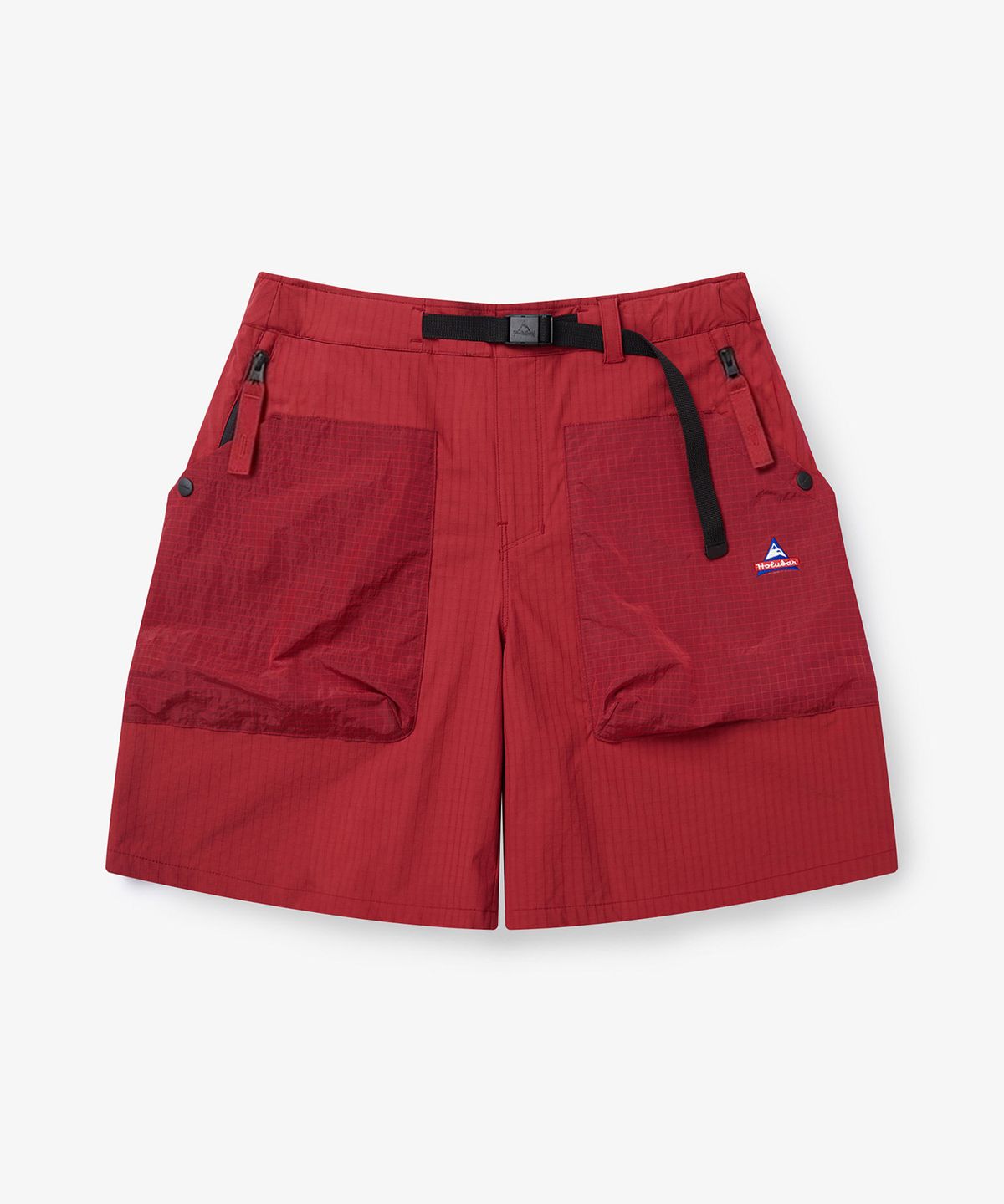 홀루바(HOLUBAR) Fatigue Lined Short Pants Red