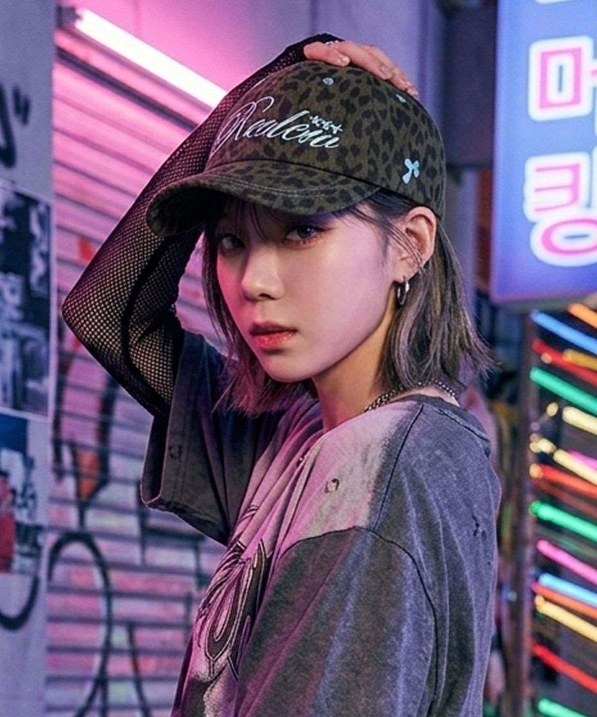 리끌로우(RECLOW) RC RWL 레오파드 볼캡 KHAKI