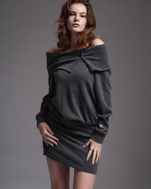 CS KNIT OFF DRESS-006