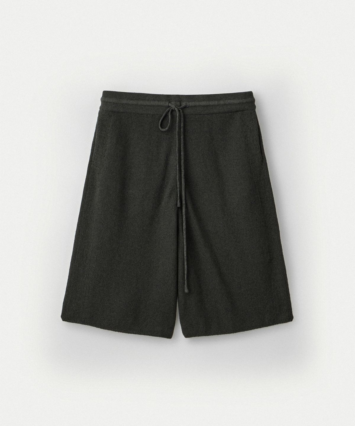 우마뭉(UMARMUNG) Korean Paper & Boucle Shorts_Charcoal
