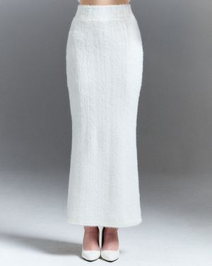 CS FUR MERMAID LONG SK-059 (WHITE)