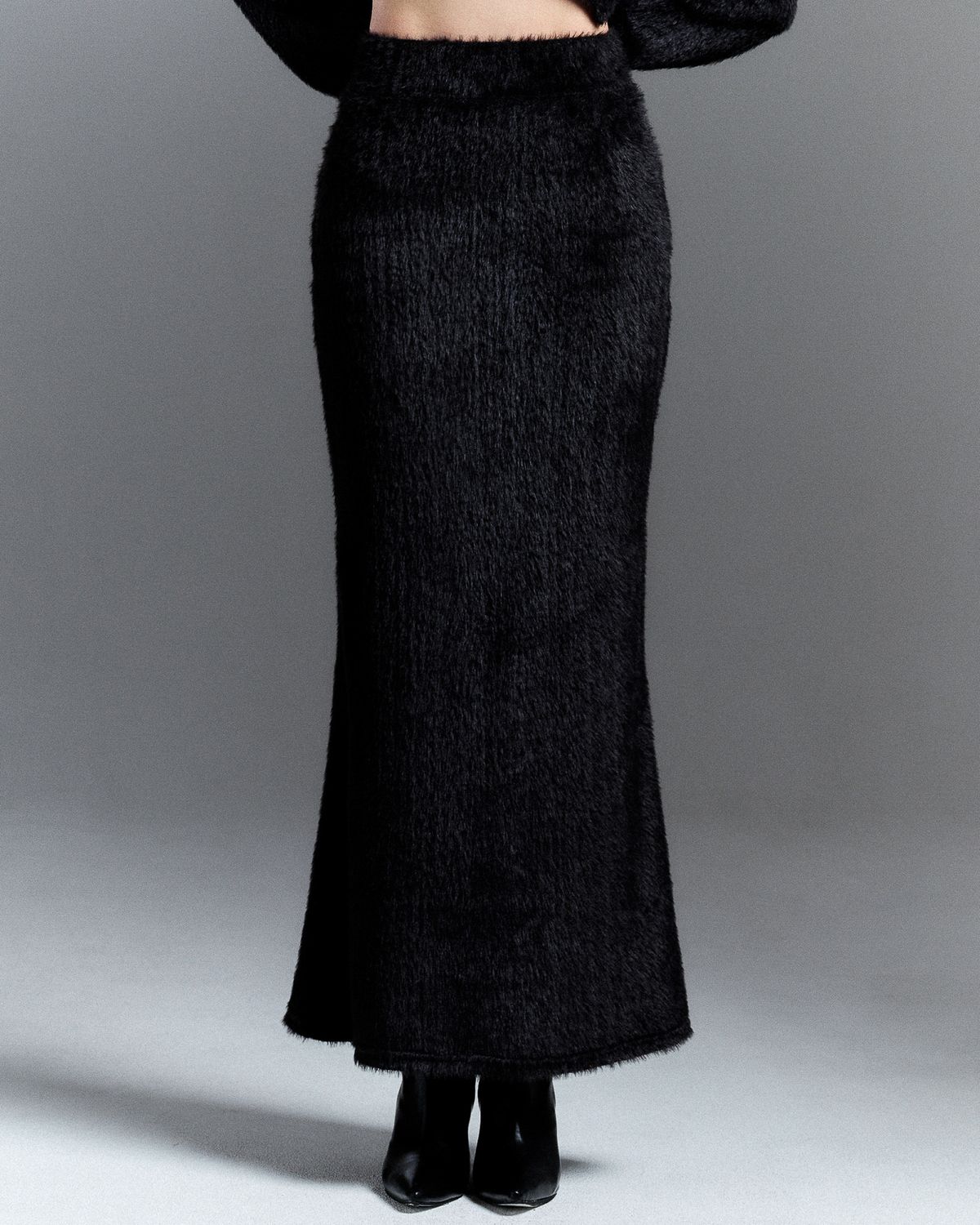 쿨시스(COOLSIS) CS FUR MERMAID LONG SK-059 (BLACK)