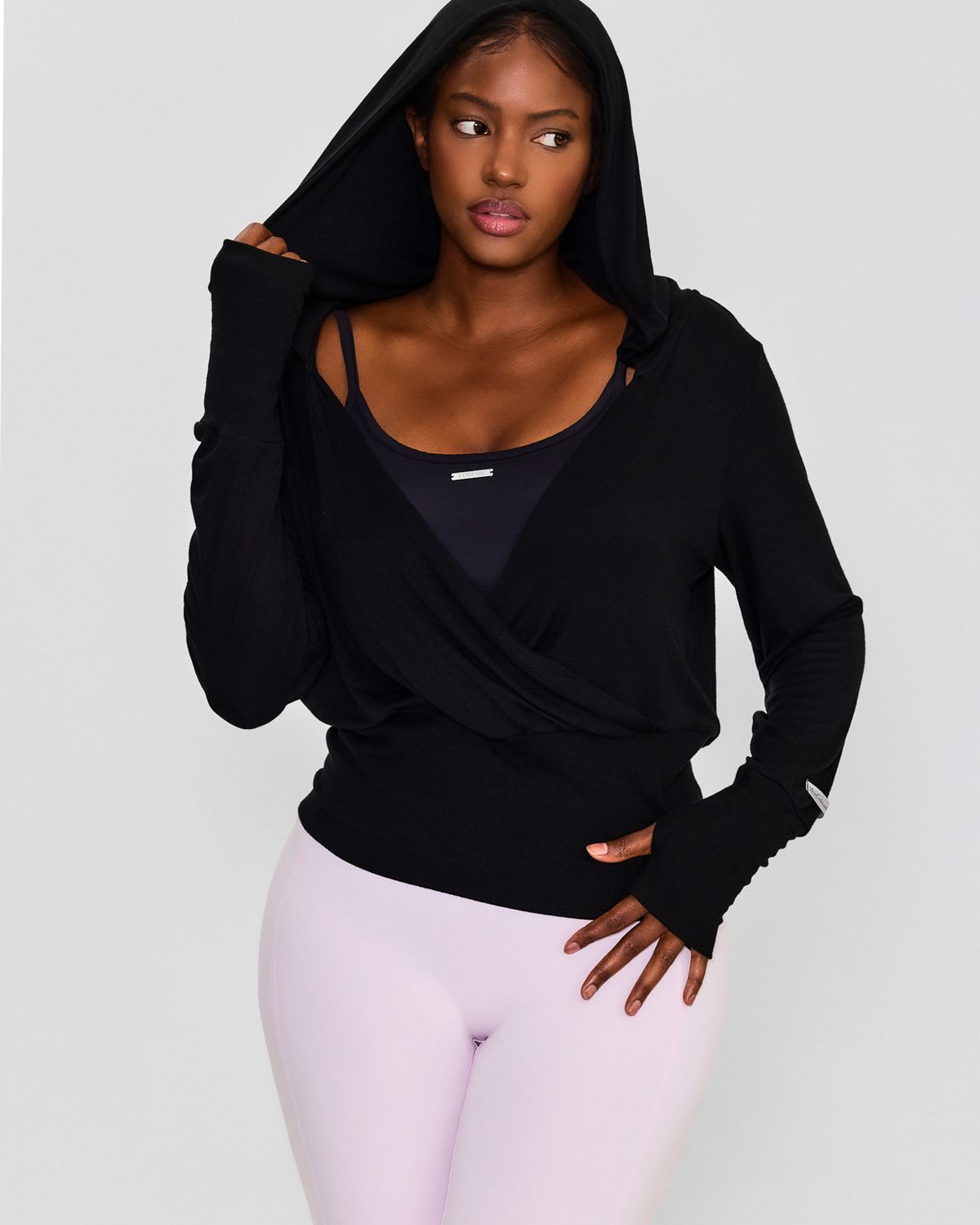 쿨시스(COOLSIS) CS COVER HOODIE TOP-057 (BLACK)