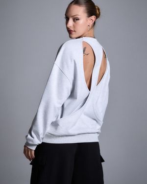 CS BACKCUT SWEATSHIRT-054 (MELANGE)