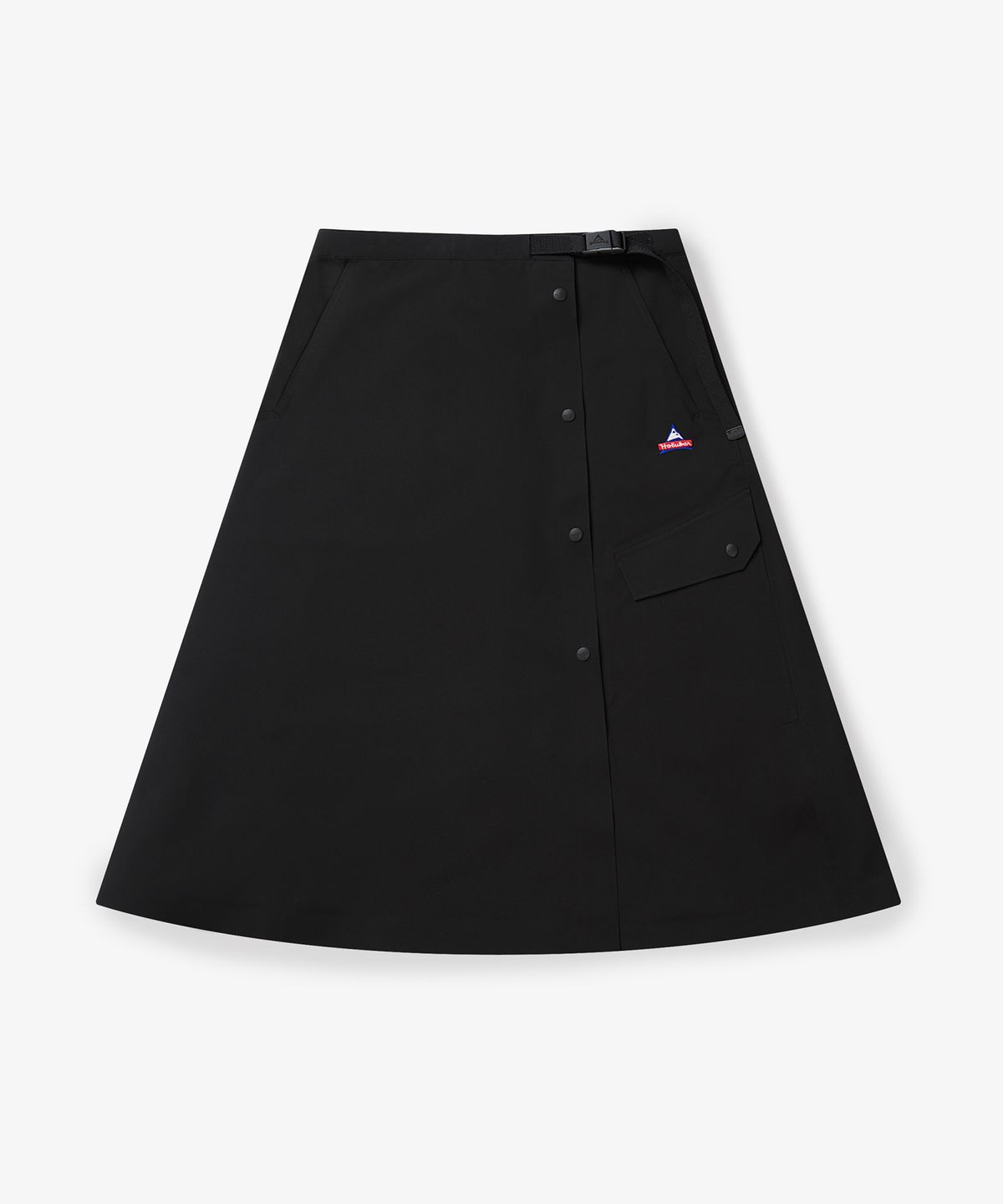 홀루바(HOLUBAR) Trail 3L Split Skirt Black