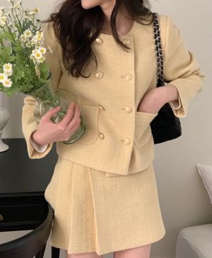 로잘린 트위드 자켓