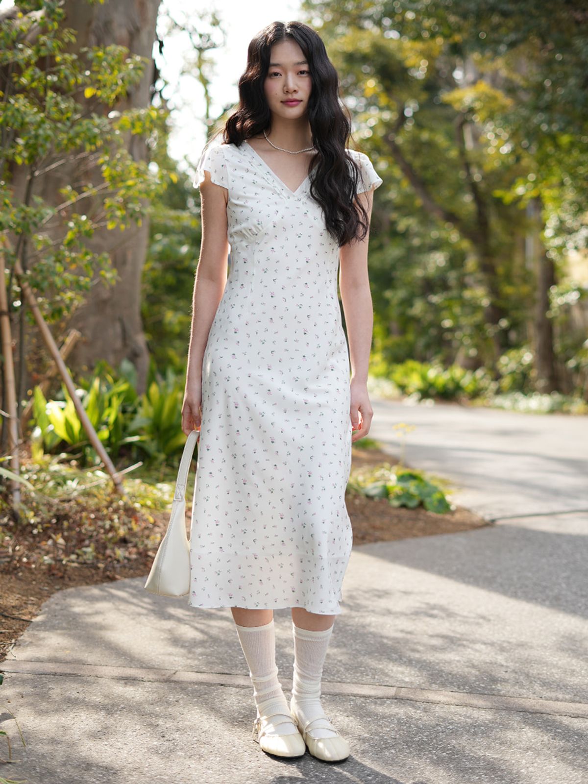 랭앤루(LANGNLU) ELIA Pintuck Dress(엘리아)_IVORY