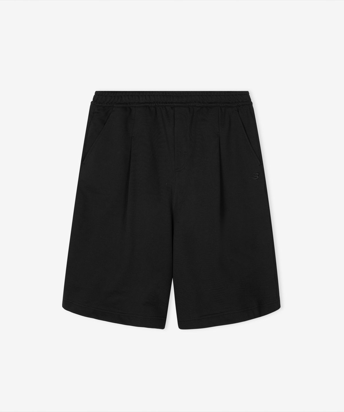 뉴발란스(NEW BALANCE) NBNVG21533 / UNI 에센셜 6부 쇼츠 (BLACK)