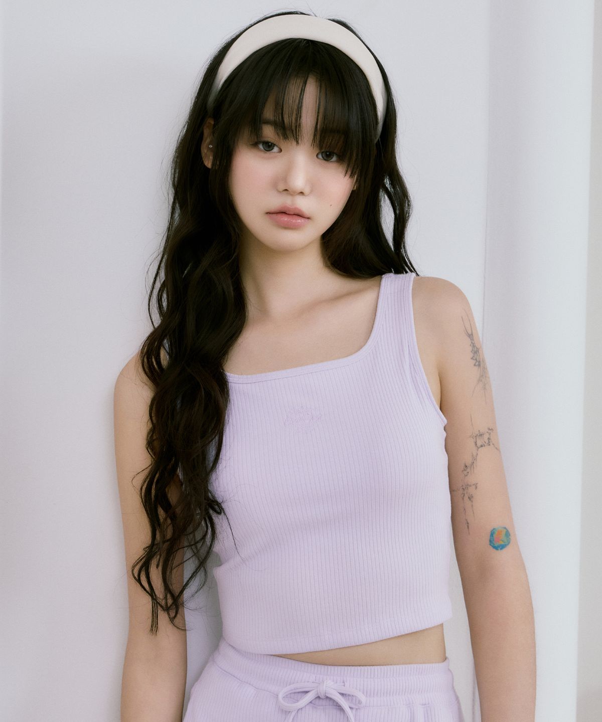 코랄리크(CORALIQUE) 소프트 립 스퀘어 탱크탑 라벤더