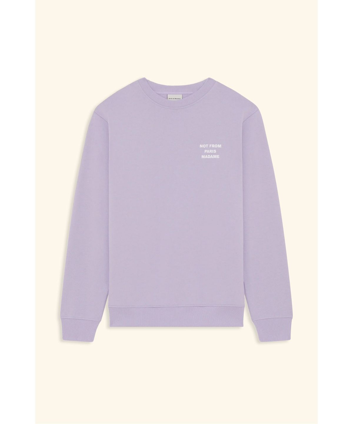 드롤드무슈(DROLE DE MONSIEUR) 슬로건 그래픽 스웨트셔츠 Le Sweatshirt Slogan  D0TSM26206PPL
