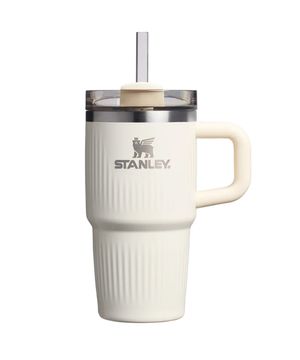 퀜처 H2.0 플루티드 텀블러 591ml 크림글로스