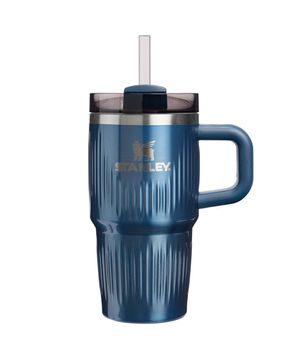 퀜처 H2.0 플루티드 텀블러 591ml 글레이셜 블루 샤인