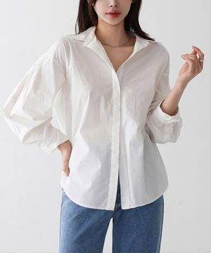 소매 핀턱 셔츠 49891