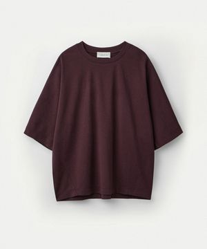 Dolman Sleeve Oversized T Shirts_Burgundy