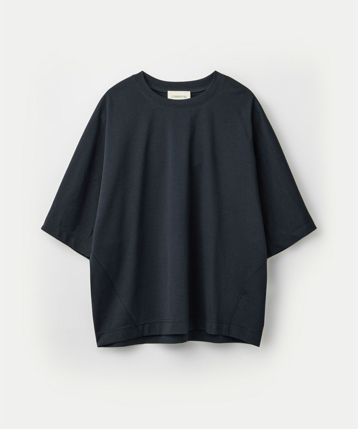 우마뭉(UMARMUNG) Dolman Sleeve Oversized T Shirts_Navy