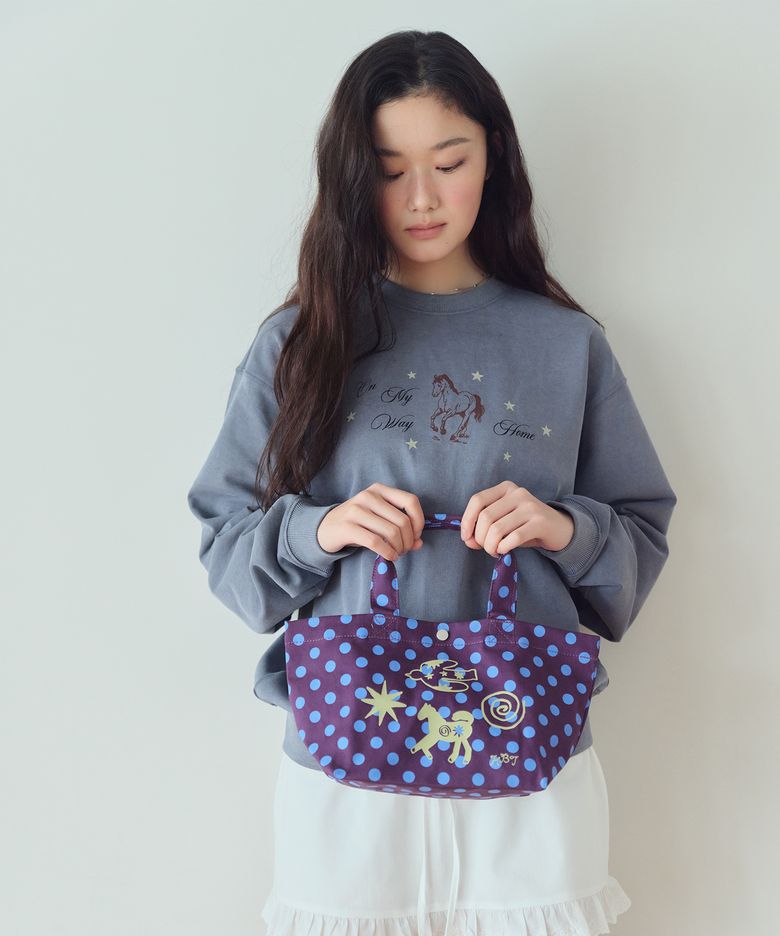 Homebody Mini Classic Dot Bag (PURPLE)