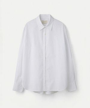 Striped Cotton Poplin Shirts_Off White