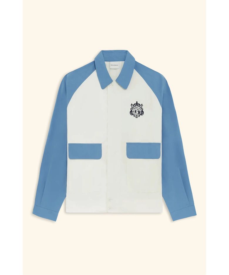 댄서 그래픽 스포티 재킷 Veste Nylon Sport Drole Danseurs D0JAM26113WHM