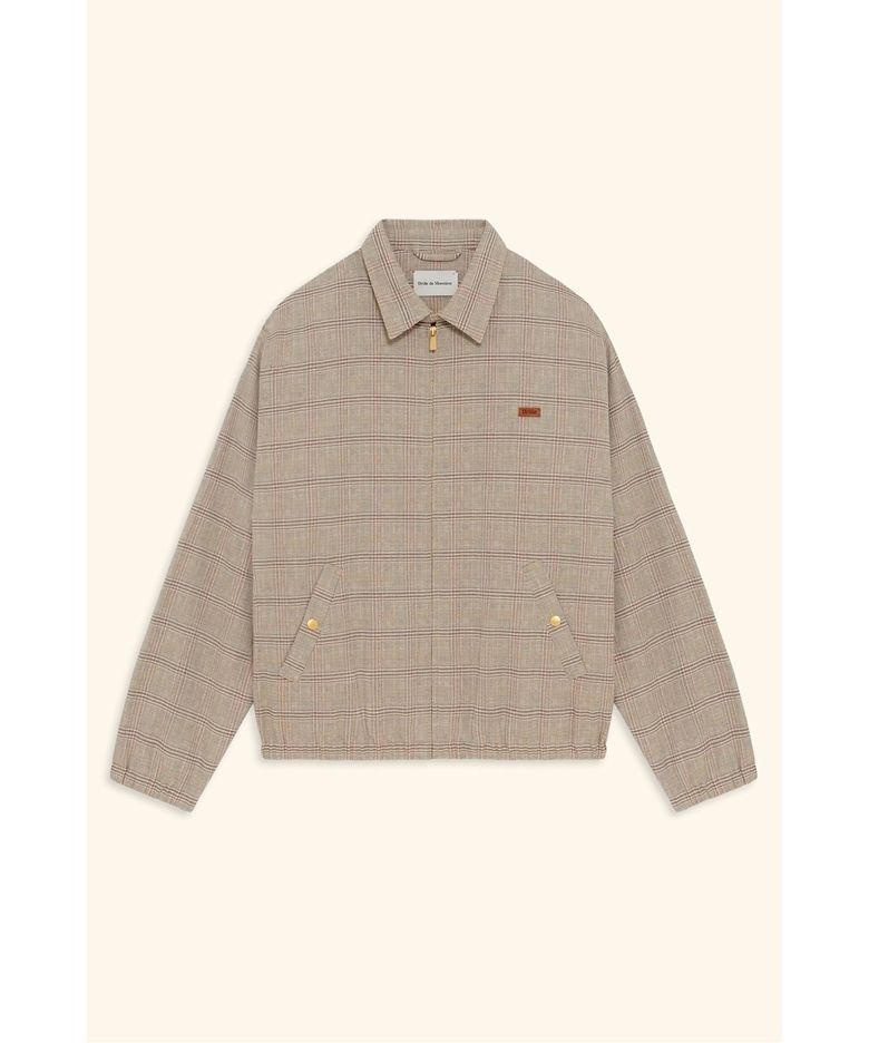 체크 패턴 블루종 재킷 Blouson Drole a Carreaux D0JAM26108BED