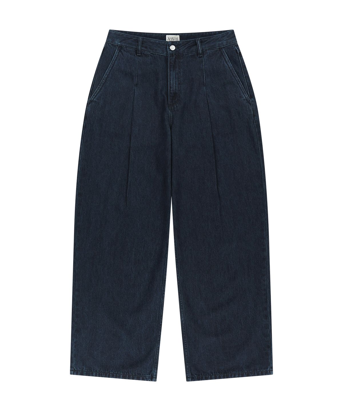 마리떼 프랑소와 저버(MARITHÉ + FRANҪOIS GIRBAUD) M WIDE FIT TUCK DENIM PANTS indigo