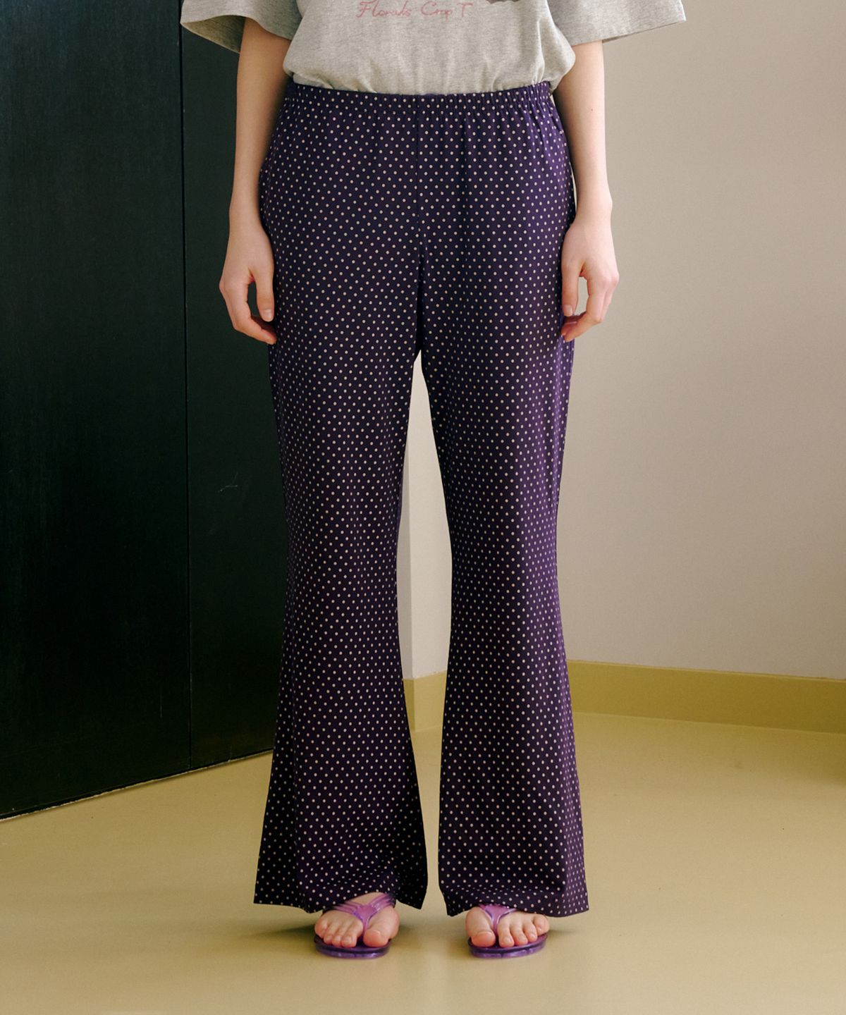 펀프롬펀(FUNFROMFUN) Playful Banding Pants, Violet
