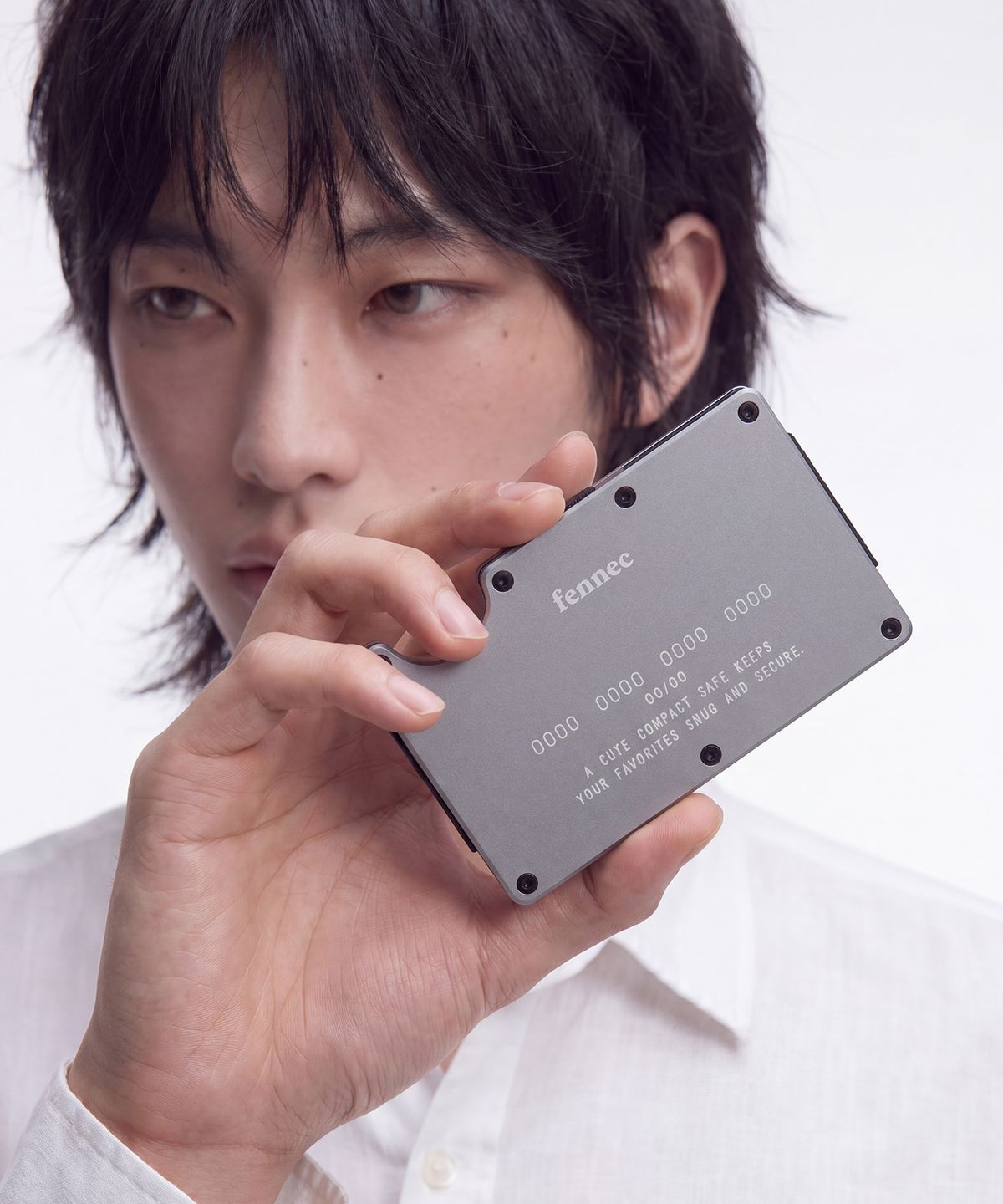 페넥(FENNEC) MAC SAFE CARD POCKET - SILVER