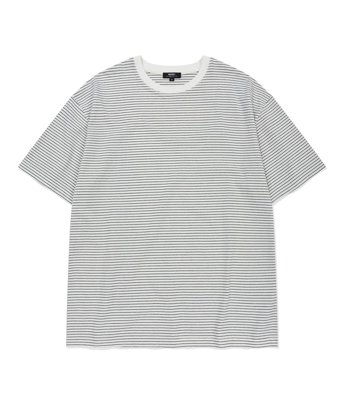 카네이테이(KANEITEI) BASIC STRIPE SHORT SLEEVES (WHITE)