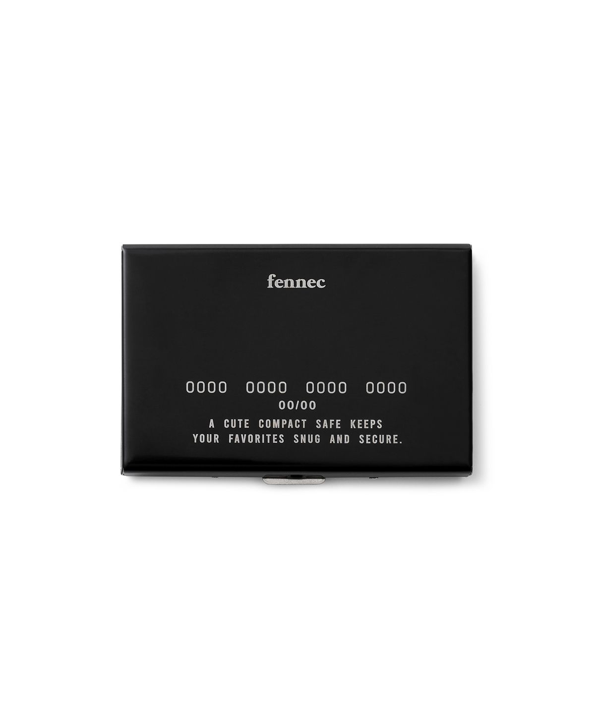 페넥(FENNEC) METAL ACCORDION CARD CASE - BLACK