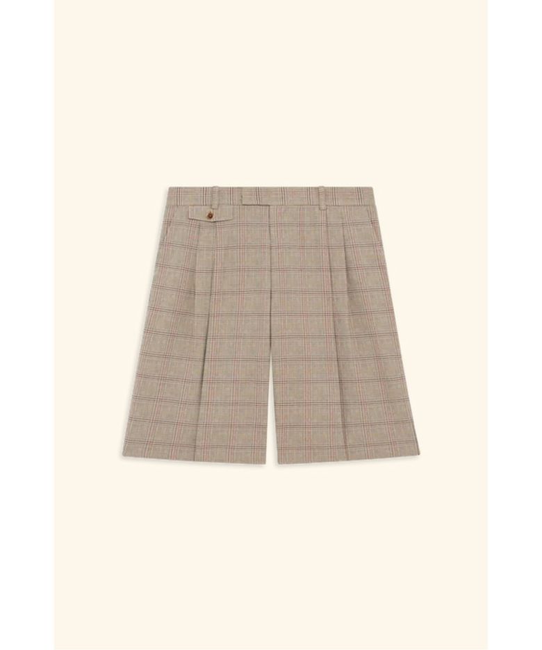 체크 롱 쇼츠 Short Long a Carreaux D0POM26320BED