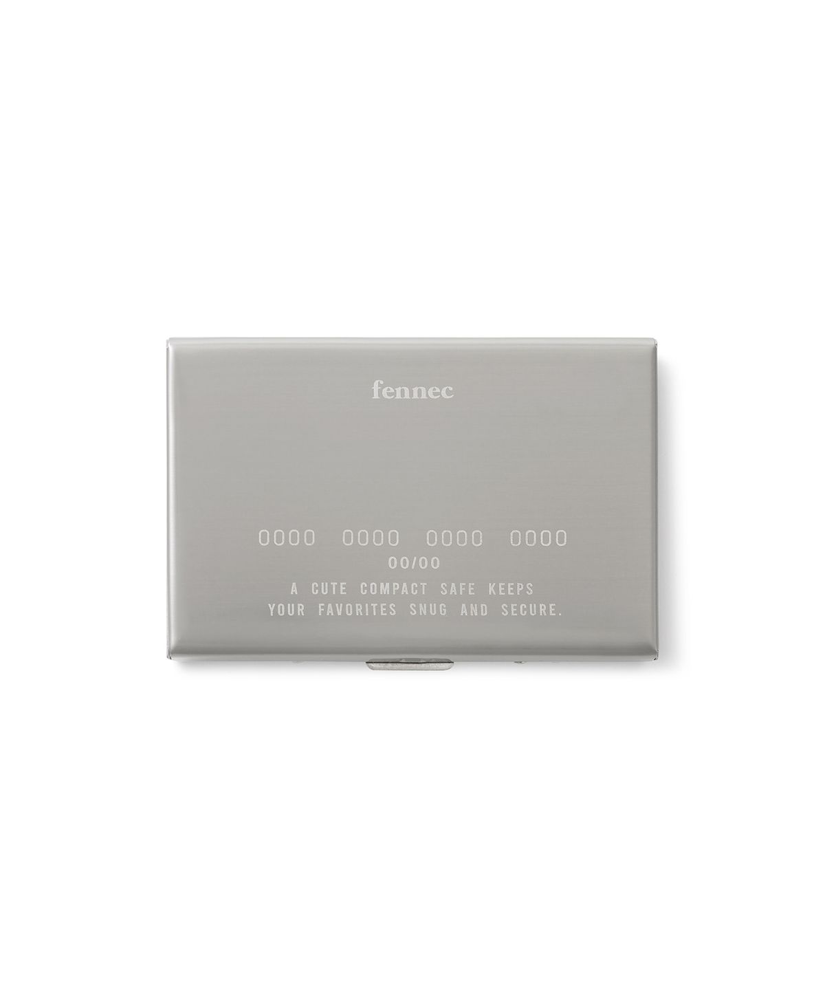 페넥(FENNEC) METAL ACCORDION CARD CASE - SILVER