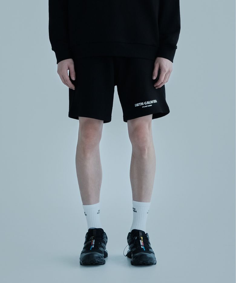내추럴 데일리 스웨트 쇼츠_블랙