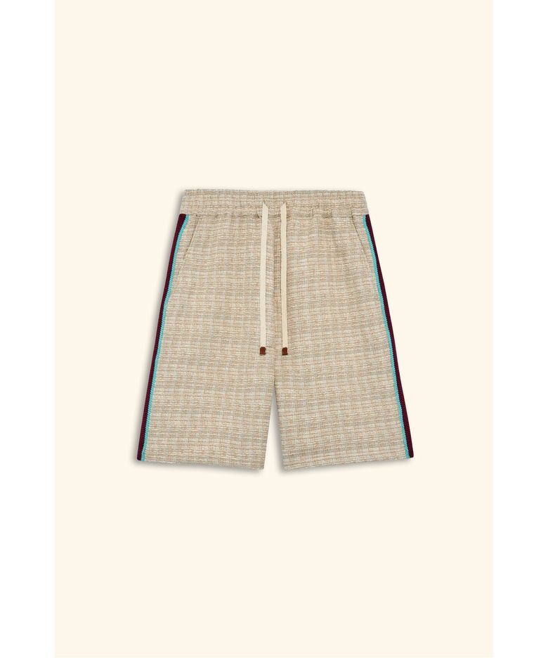 미러 D 트위드 쇼츠 Short Tweed D Miroir  D0POM26323IVD