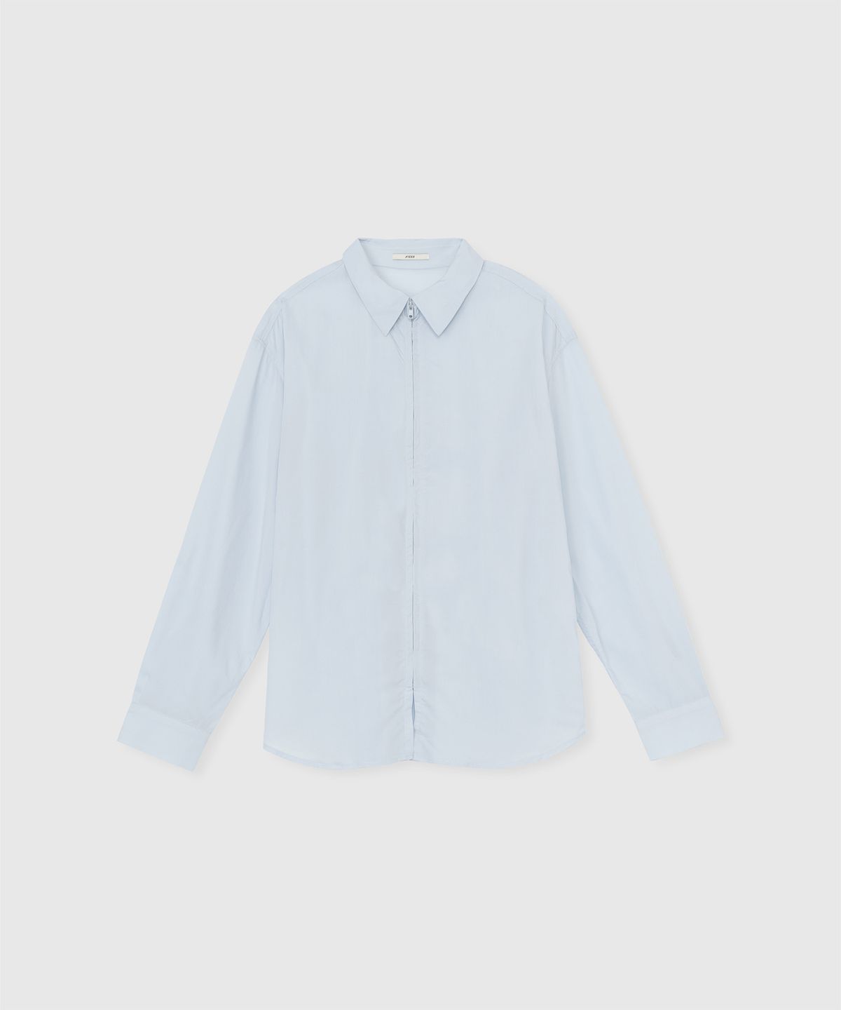 니히(NIEEH) Soft zip shirt (Light blue)