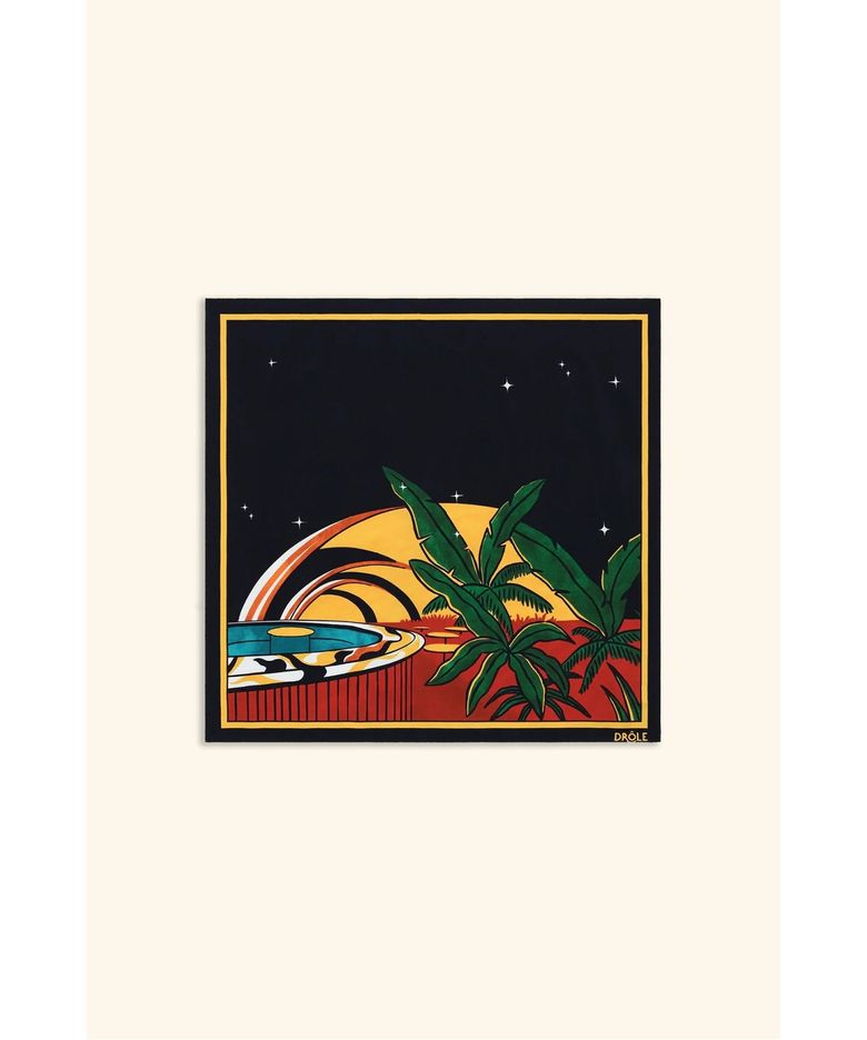 트로피카나 실크 스카프 Foulard Tropicana D4AJM26802NYX