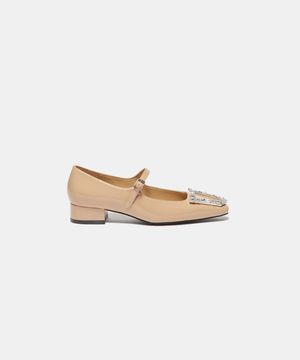 Polygon flats(beige)_DG1DS26022BEE