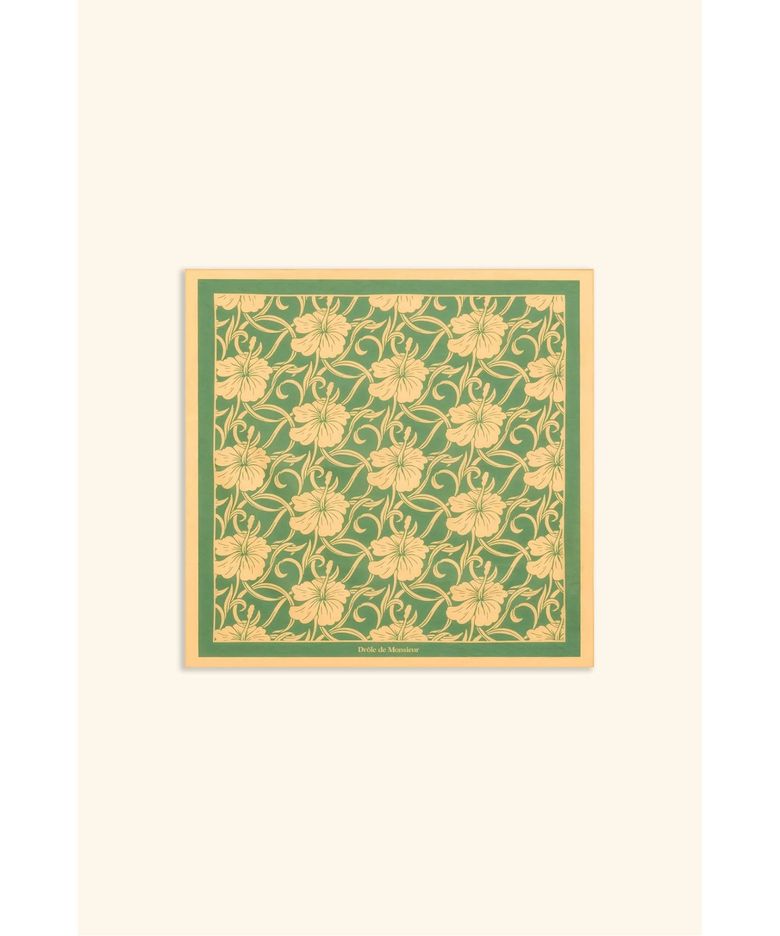히비스커스 모노그램 스카프 Foulard Monogramme Hibiscus D4AJM26803GRL
