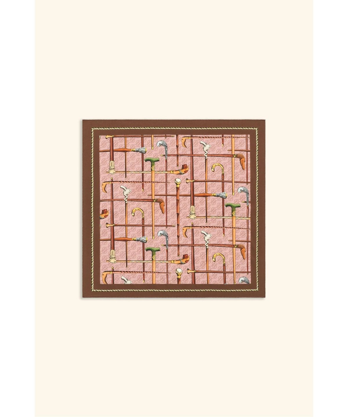 드롤드무슈(DROLE DE MONSIEUR) 칸느 실크 스카프 Foulard Cannes D4AJM26801PIM