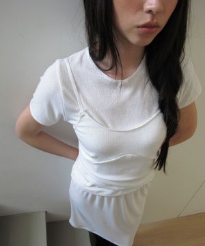 soft lace cami (White)