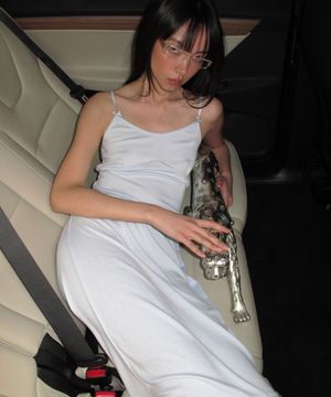 soft lace cami (Light blue)