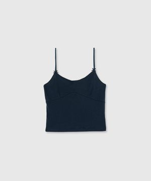 soft lace cami (Navy)