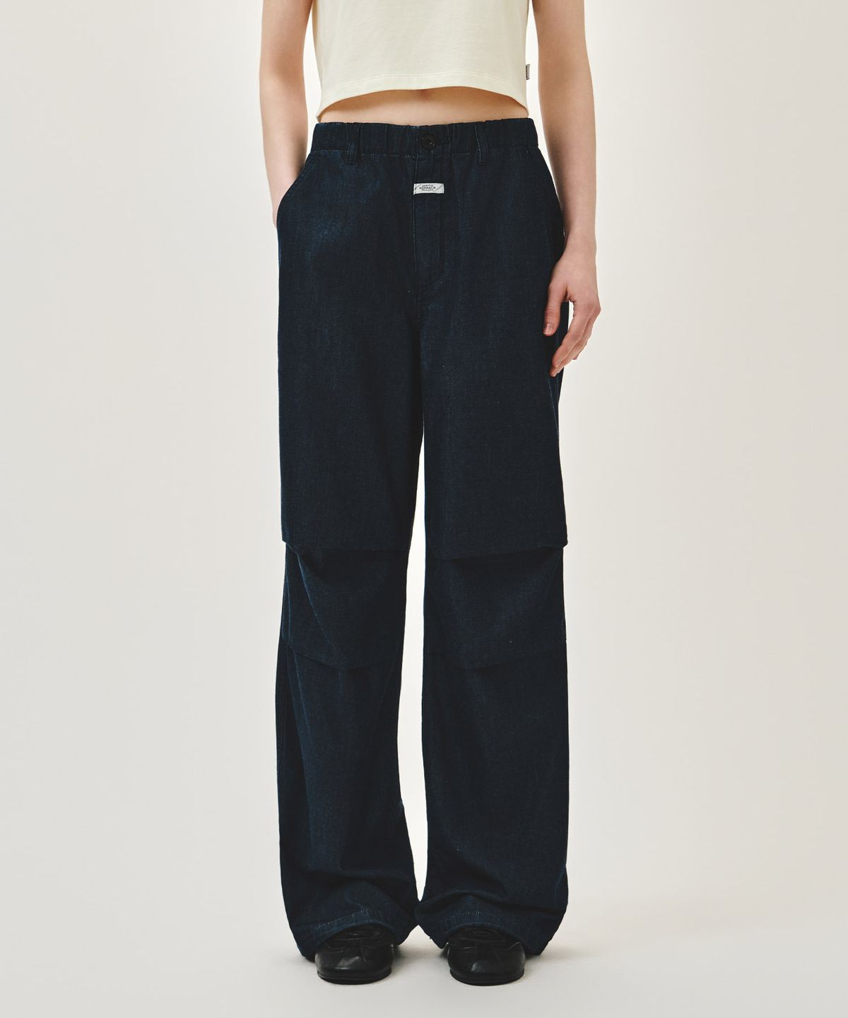 마리떼 프랑소와 저버(MARITHÉ + FRANҪOIS GIRBAUD) W SUMMER WIDE FIT DENIM PANTS indigo