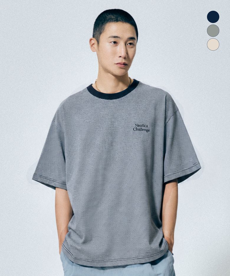 챌린지 스트라이프 티셔츠(3colors) NTS5446